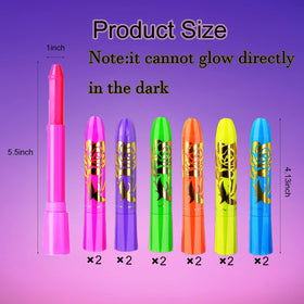 eyigylyo sticks color array fanned out to show vibrant neon choices under light