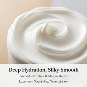 EYUTRD arranged shea and mango butters illustrating natural emollient benefits