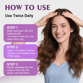 EZBIORT close-up highlighting biotin infusion for hair-nutrient support