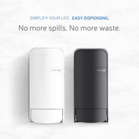 EZPULL Eversoft 800 ml cartridge beside common objects showing compact size