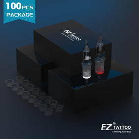EZTAT2 included grips and needle bars ready for immediate setup benefit