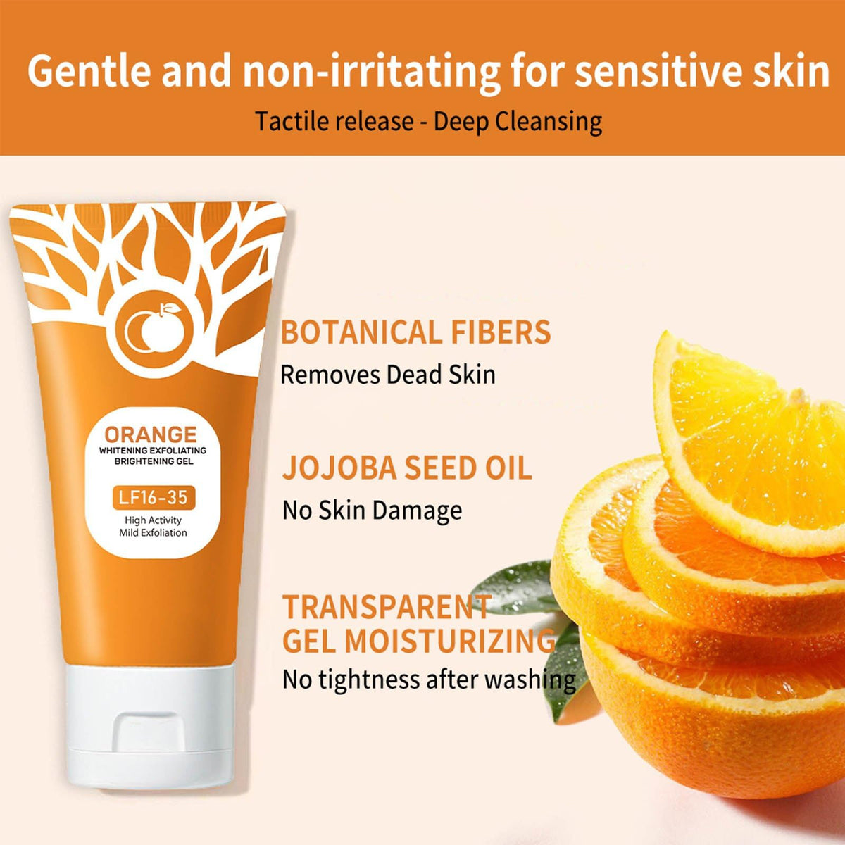 Ezyuanchly gel texture close-up showing smooth moisturizing formula