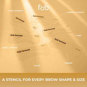 Fab Brows close-up of flexible edge showing bendability benefit