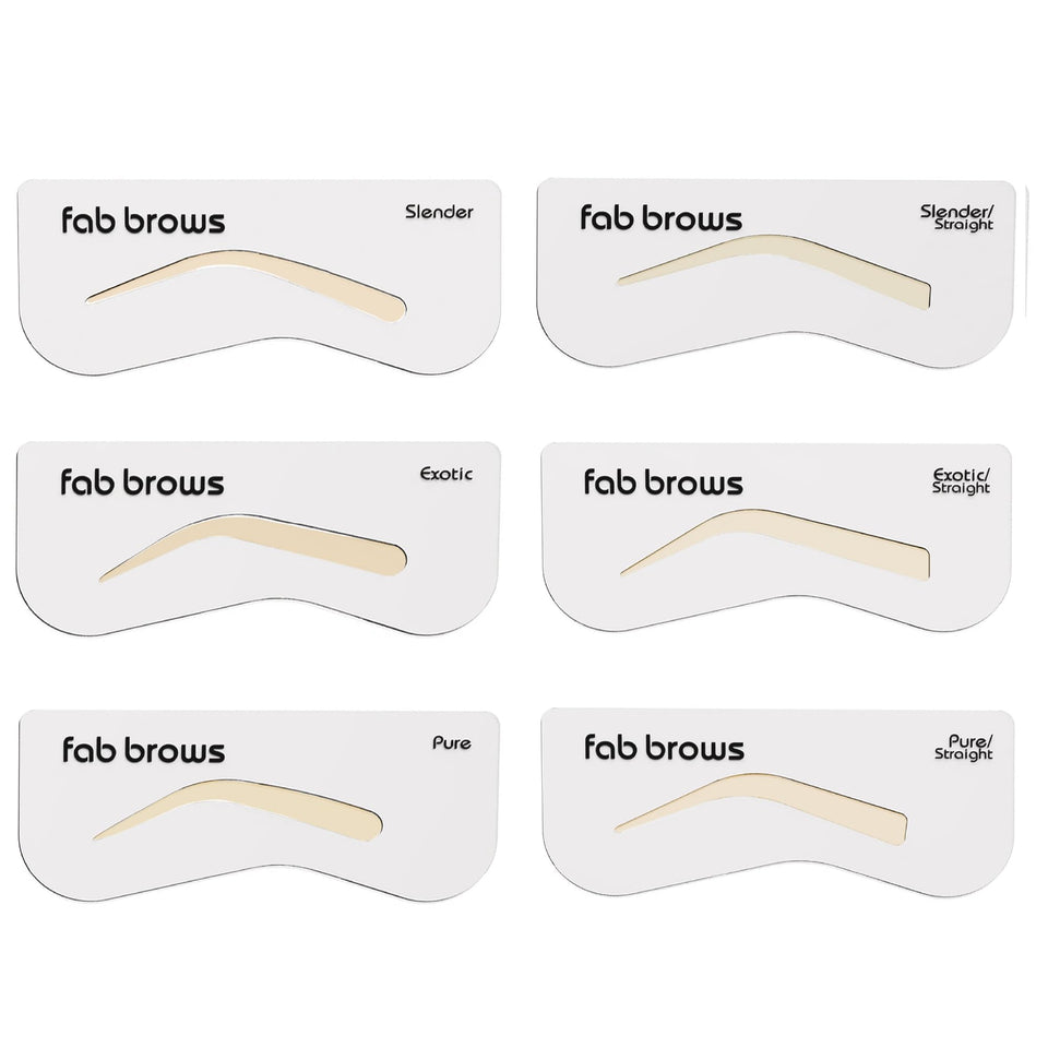 Fab Brows front packaging showing kit contents and quick benefit