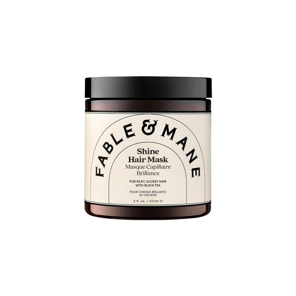 Fable & Mane jar front packaging showing product and benefits