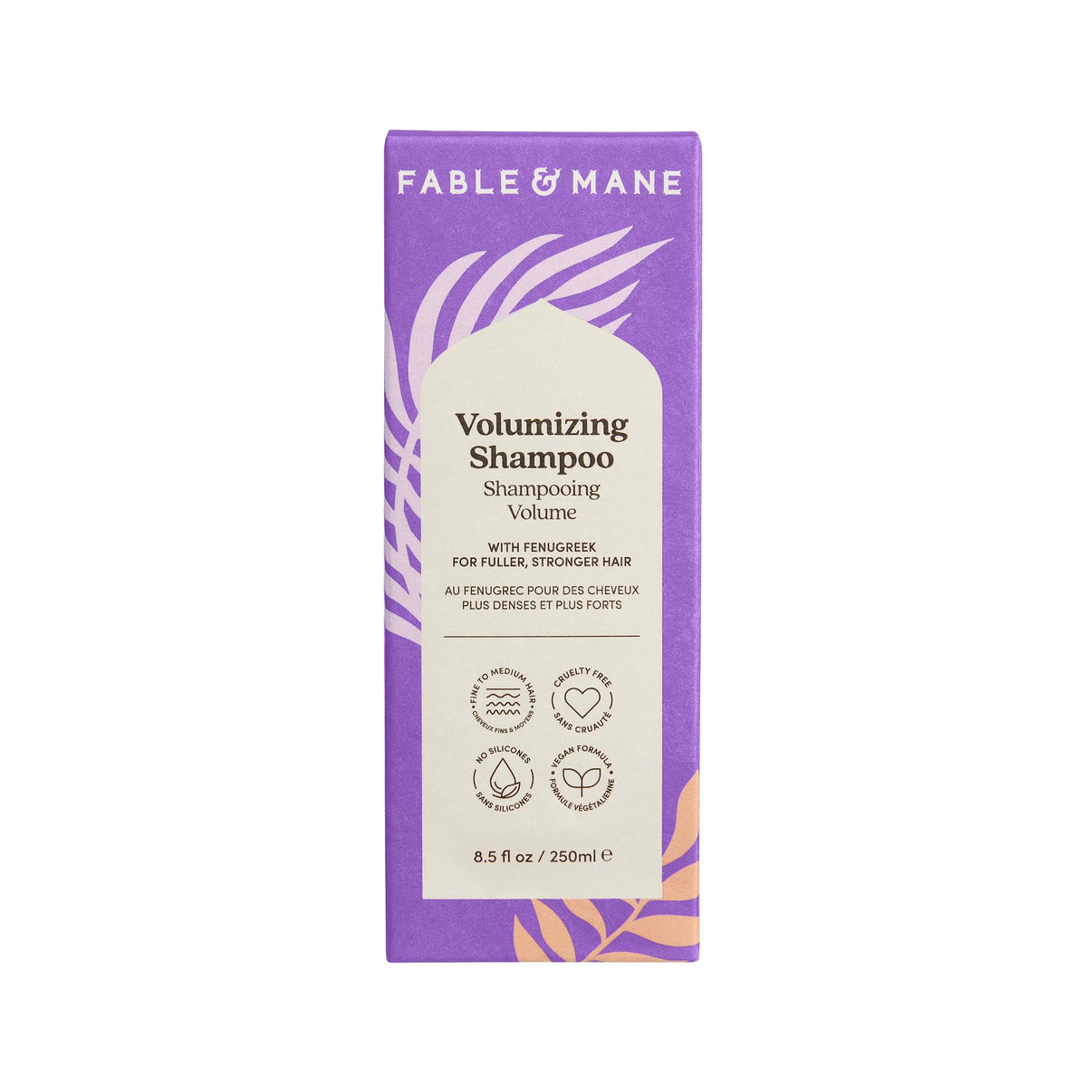 fable & mane on bathroom shelf in lifestyle scene signaling premium routine