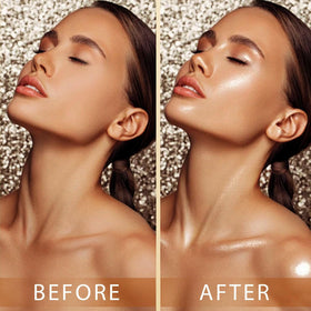 Fabussa texture close-up highlighting fine shimmer and lightweight oil