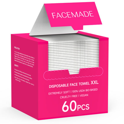 FACEMADE front packaging showing 60-count pack and product benefit
