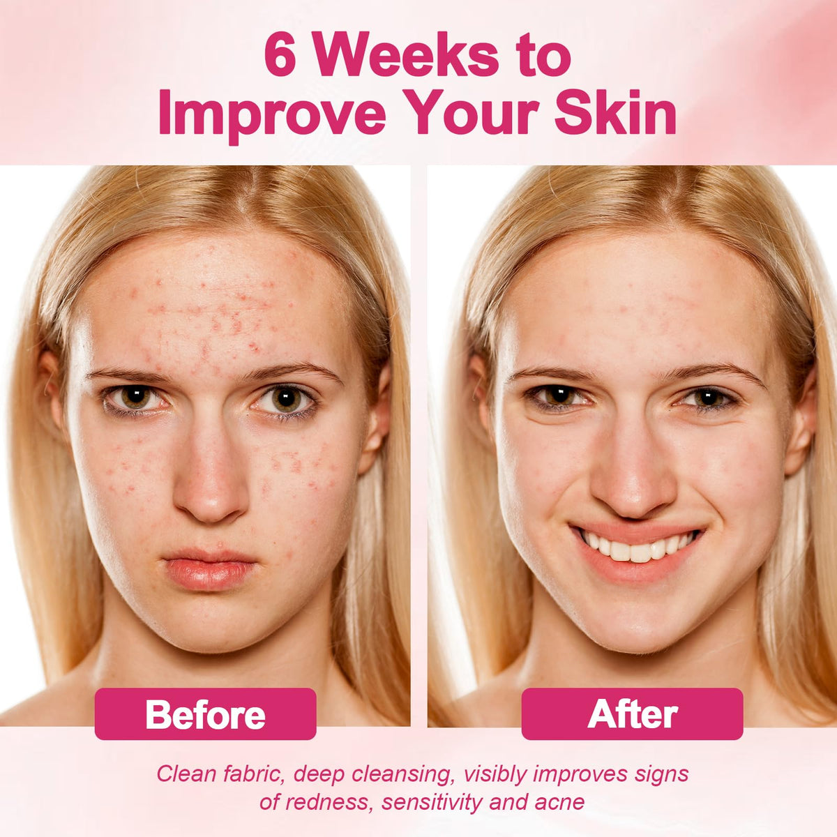 FACEMADE removing makeup demonstrating effective residue lift