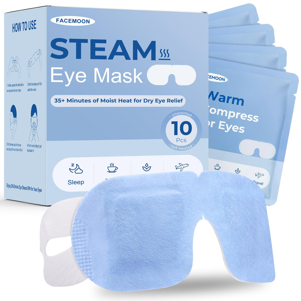 FACEMOON front packaging showing 10-pack and benefits