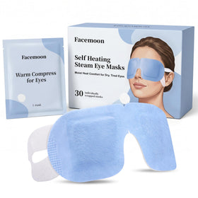 FACEMOON front packaging showing 30 individual masks and benefits