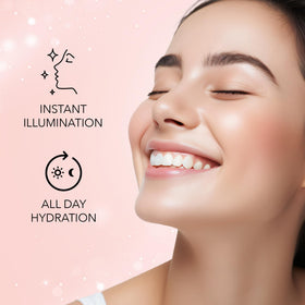 FACESCANADA ingredient label focusing on hyaluronic acid and shea butter benefits