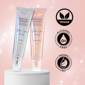FACESCANADA on bathroom vanity lifestyle shot conveying everyday radiant routine
