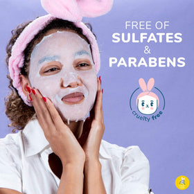 FACETORY lifestyle spa scene with masks and towel promoting relaxing self-care routine