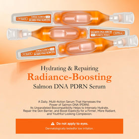 FaczUryn ingredient label close-up showing PDRN, collagen and HA blend