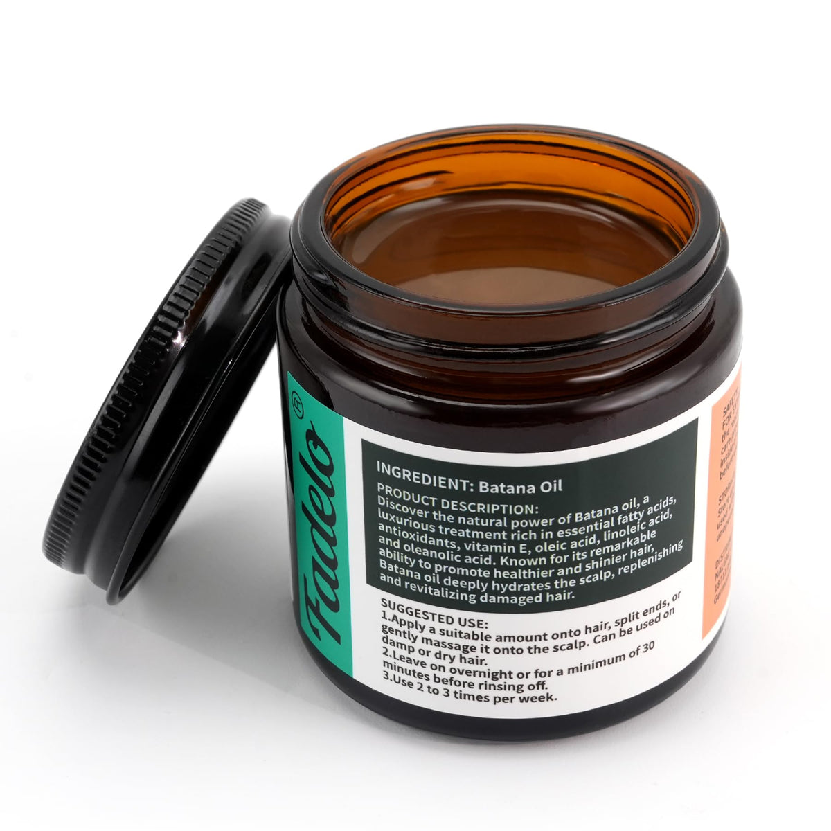 Fadelo Batana oil texture close-up highlighting thick unrefined consistency and nourishment