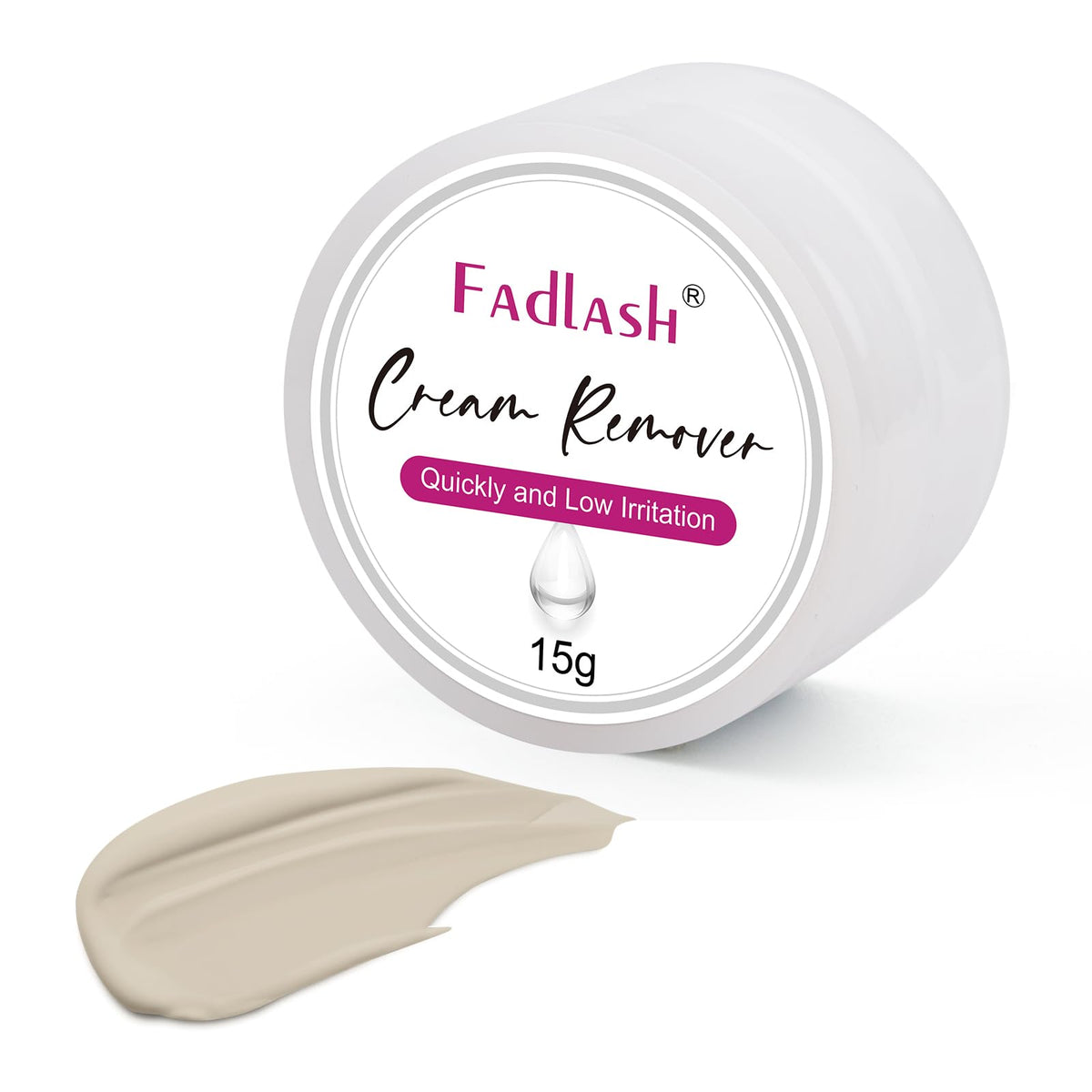 FADLASH front packaging 15g cream showing product label and compact size for easy storage