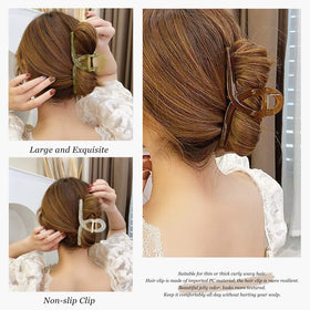 FAELBATY clip secured in long hair, comfortable hold and no slip