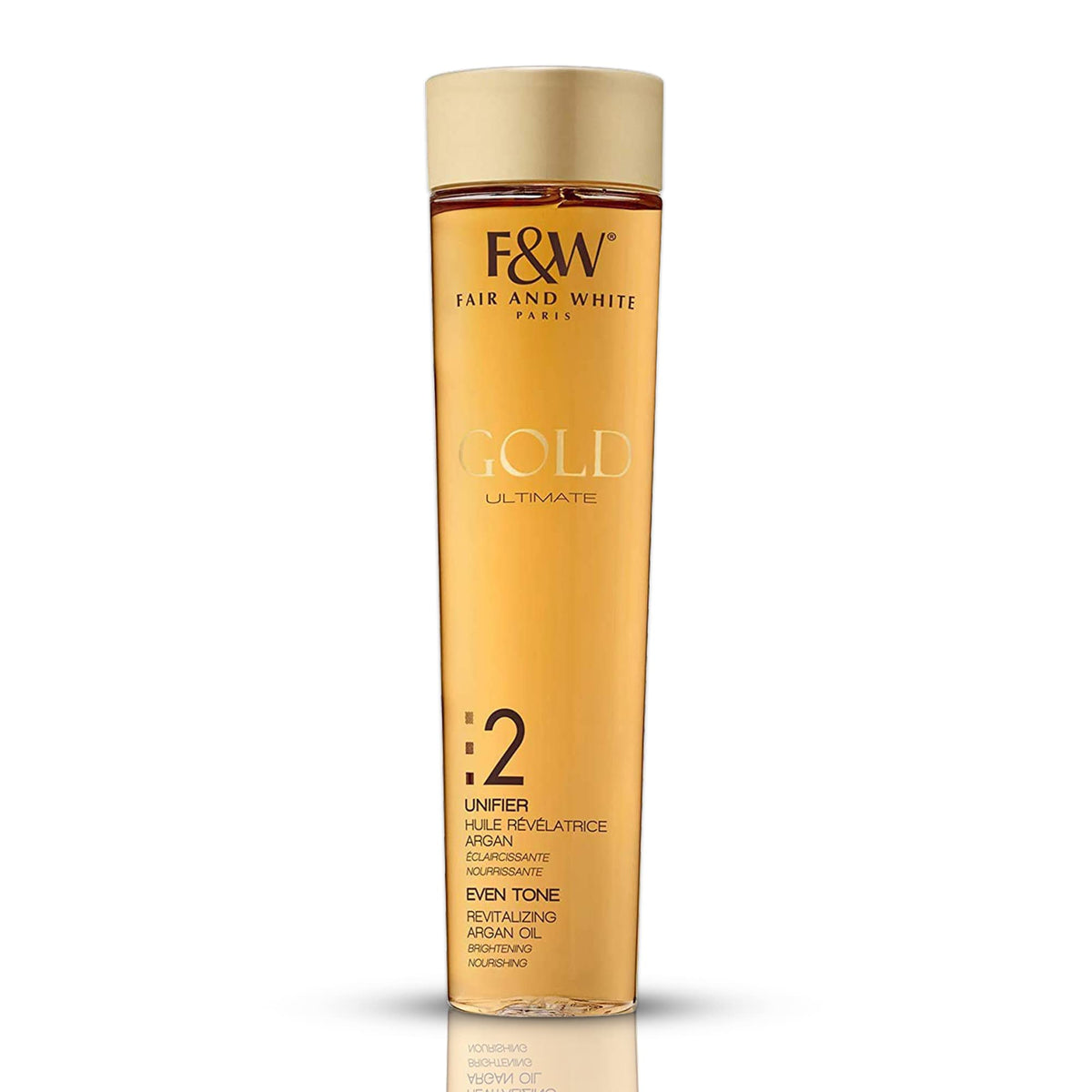 FAIR & WHITE front packaging showing 200ml bottle and brand for clear identification