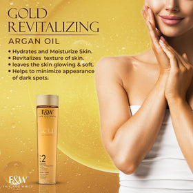 FAIR & WHITE lotion texture pouring to show lightweight absorbent formula benefit