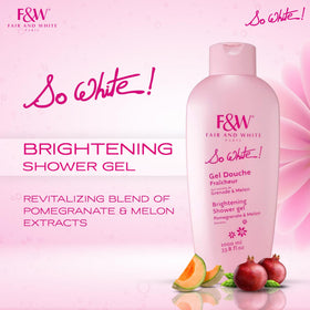 FAIR & WHITE close-up foam texture showing gentle lather and hydration