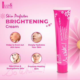 Fair & White open jar texture showing creamy gel-cream consistency for smooth absorption