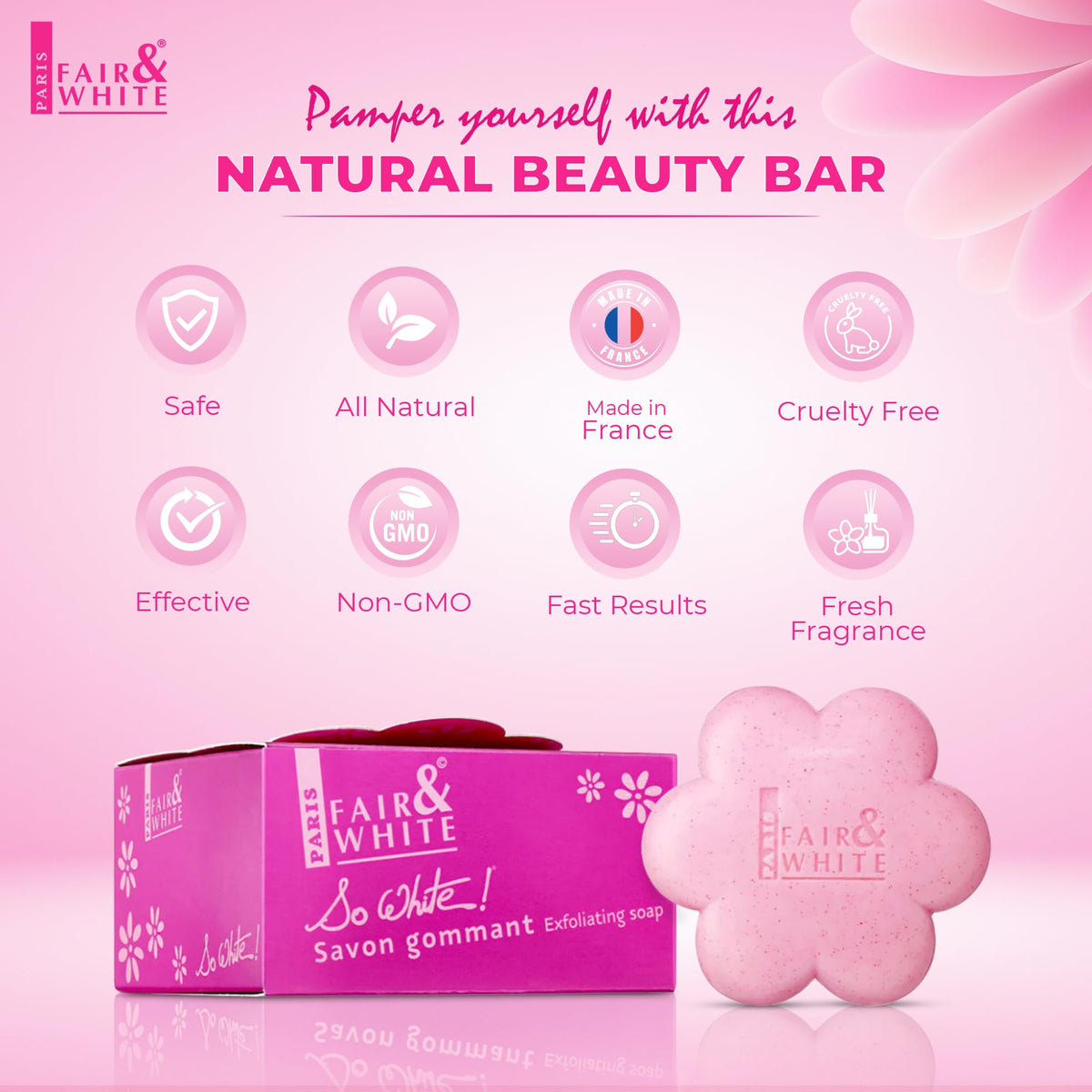 Fair & White applied to bikini area illustrating targeted use