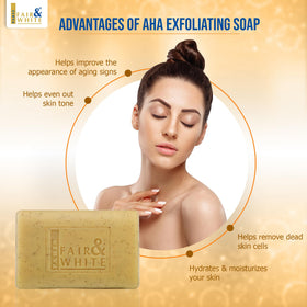 FAIR & WHITE armpit application image showing gentle exfoliation and brightening