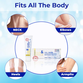 FAIR & WHITE targeted use on armpit illustrating discreet spot treatment