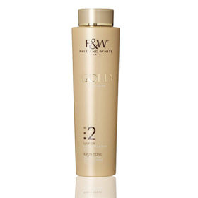 FAIR & WHITE front packaging showing 500ml bottle and benefits