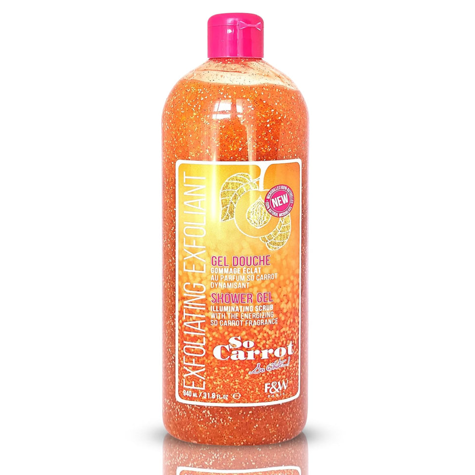 FAIR & WHITE front bottle showing product name and size, highlights convenience