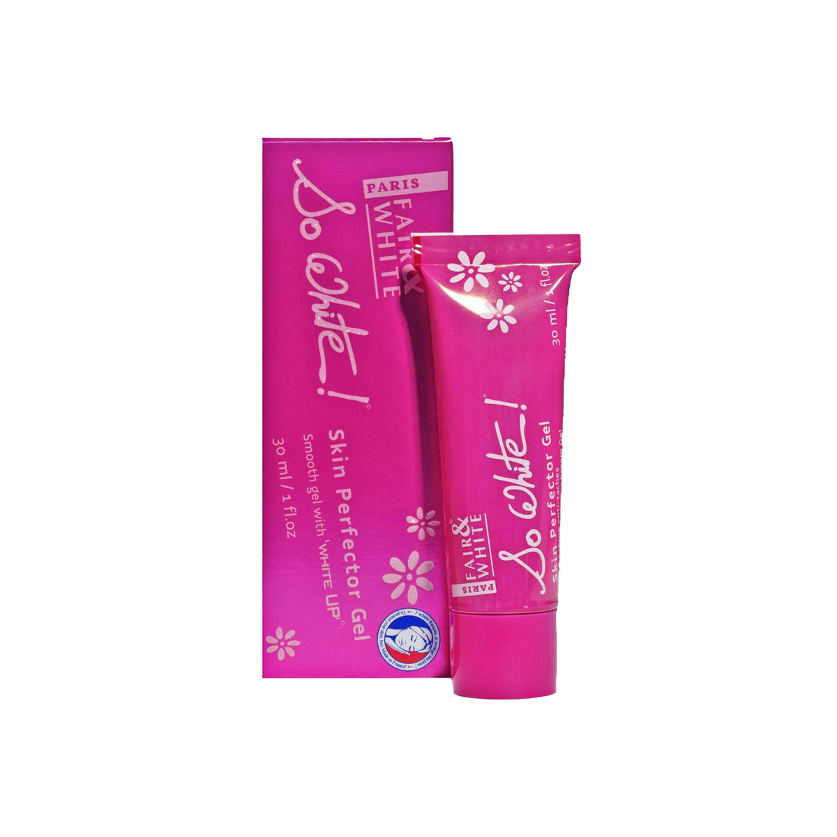 FAIR & WHITE front packaging shows compact 30ml tube and brand clarity