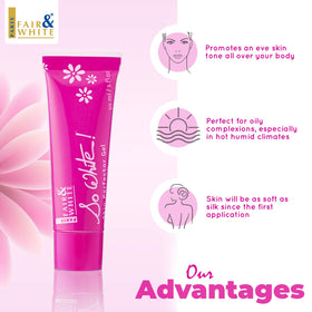 FAIR & WHITE hand application demonstrating smooth spread and fresh finish