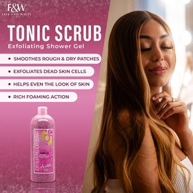 FAIR & WHITE in-shower use on arm showing smooth skin and instant refresh
