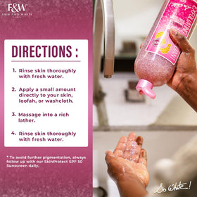 FAIR & WHITE apricot seed ingredient close-up highlighting natural exfoliant