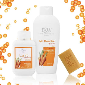 fair & white carrot oil ingredient shot highlighting nourishment and radiance