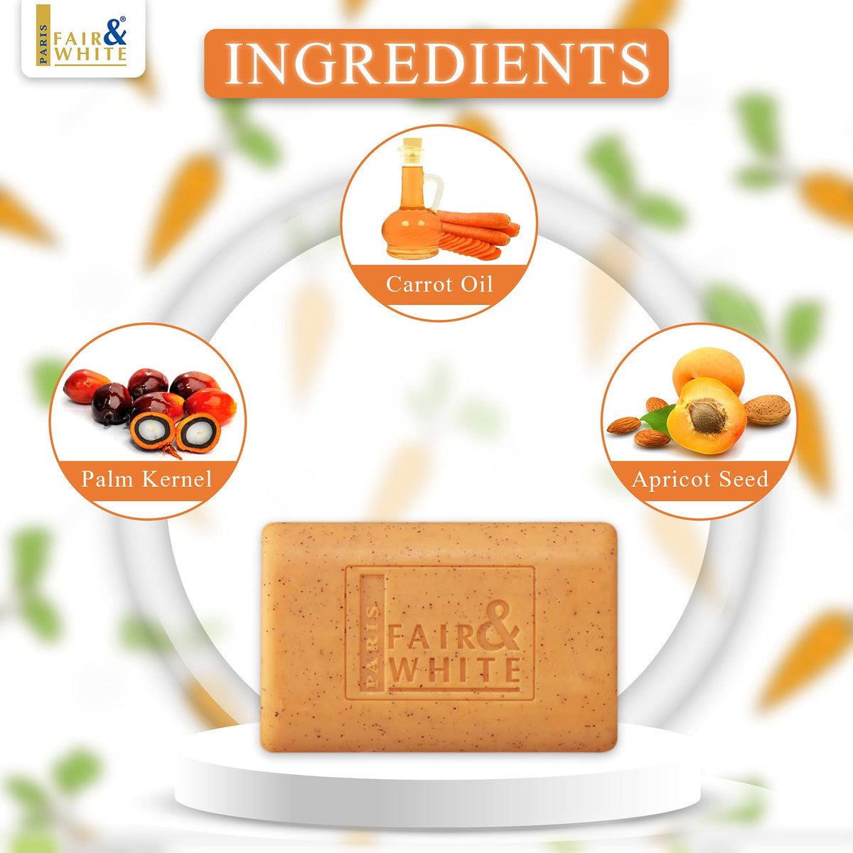 fair & white side label close-up with weight and ingredient cues aiding choice