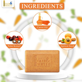 fair & white side label close-up with weight and ingredient cues aiding choice