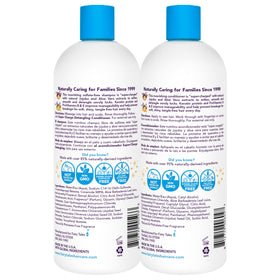 Fairy Tales conditioner pump close-up demonstrating easy dispensing and safety
