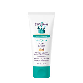 Fairy Tales Curly Q front packaging shows 6 oz tube and benefits