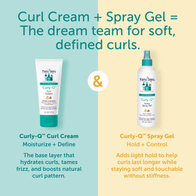 Fairy Tales Curly Q on bathroom shelf lifestyle evokes kid-friendly routine benefit