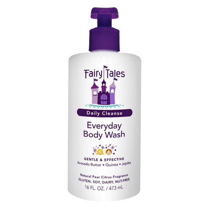 Fairy Tales front packaging showing 16 oz bottle and kid-friendly design