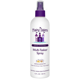 Fairy Tales front packaging showing 12 oz bottle and kid-friendly design for easy use