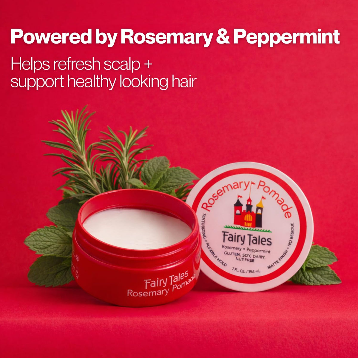 Fairy Tales pomade used on child showing neat natural hairstyle for school