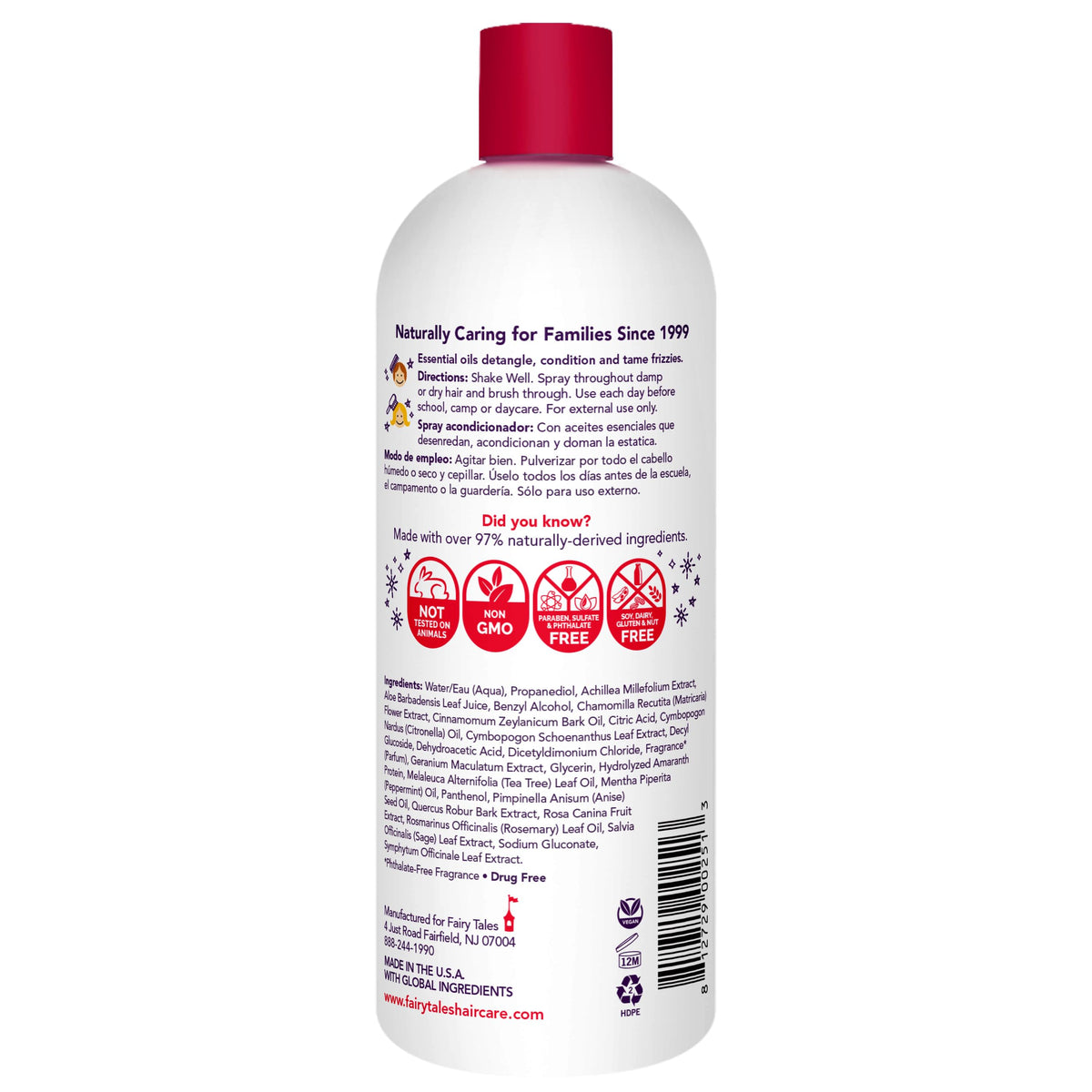 Fairy Tales close-up spray nozzle demonstrating easy mist application