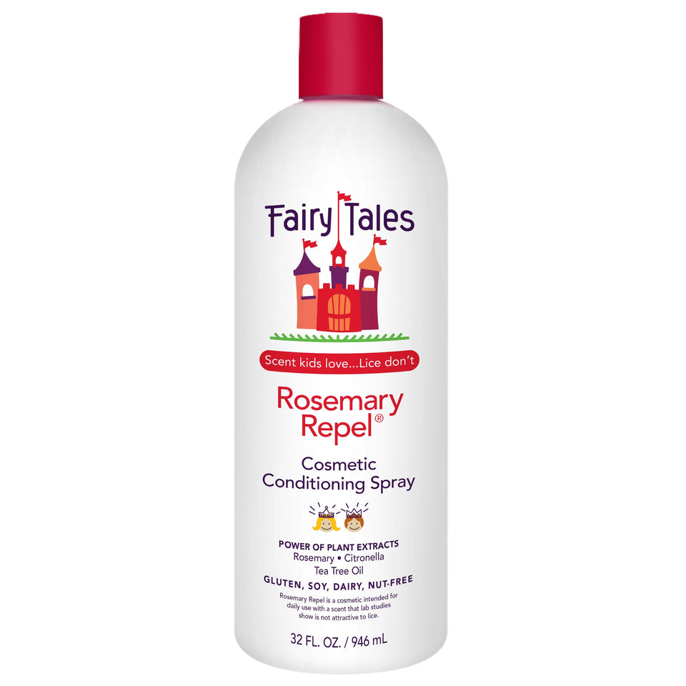 Fairy Tales front label showing product benefits and refill size