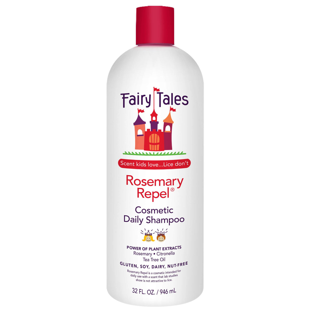 Fairy Tales front packaging showing 32 fl oz bottle and kid-friendly label