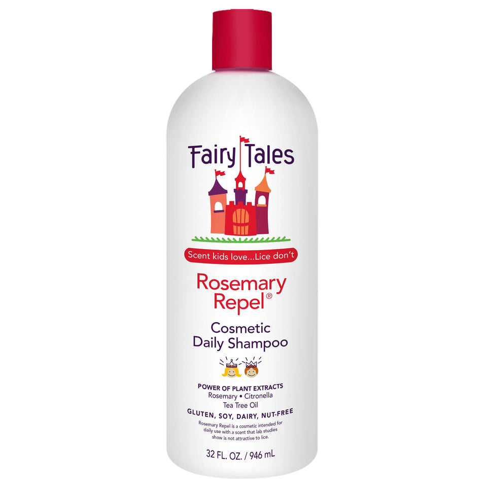 Fairy Tales front packaging showing 32 fl oz bottle and kid-friendly label