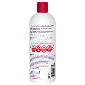 Fairy Tales conditioner texture poured from bottle showing creamy slip benefit