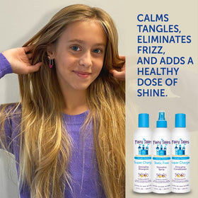 Fairy Tales shampoo foam texture illustrating gentle lather and effective cleanse